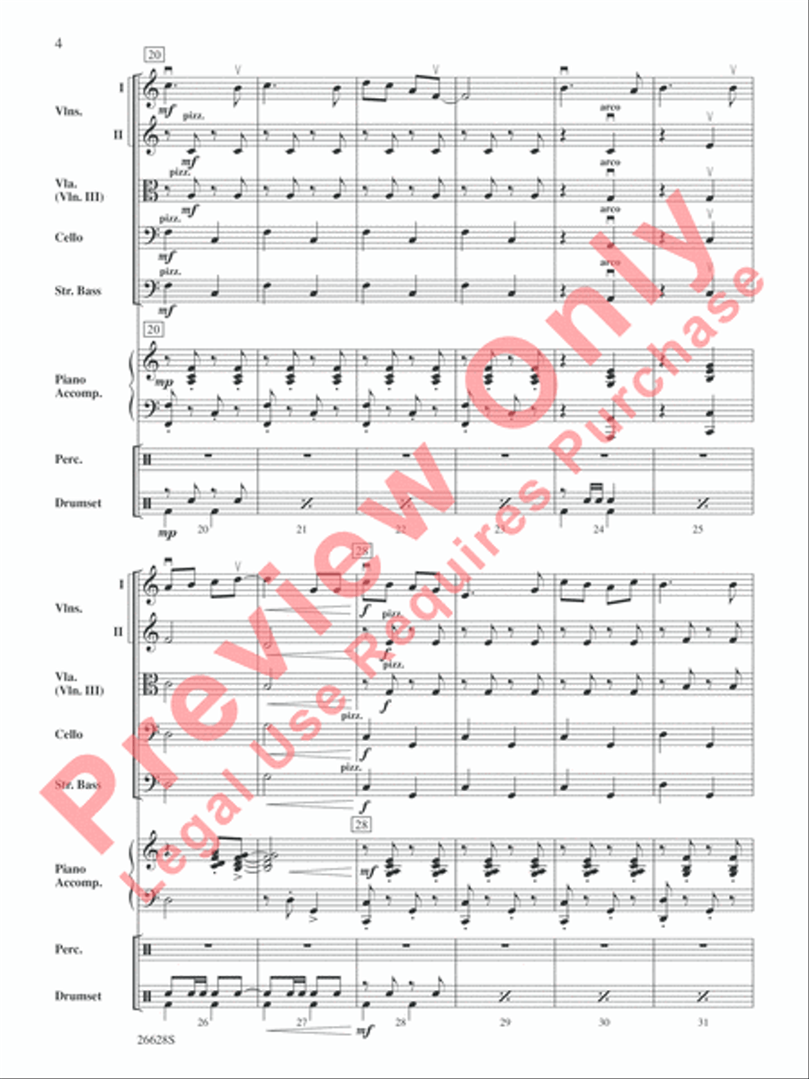 Looney Tunes Looney Tunes String Orchestra scores gallery preview page 5