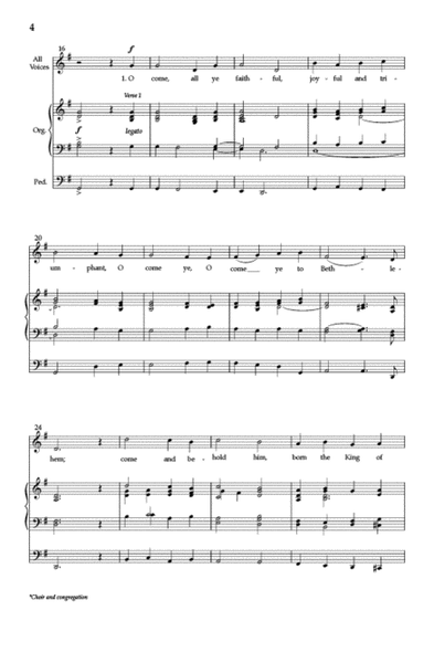 O Come, All Ye Faithful (Vocal Score) image number null