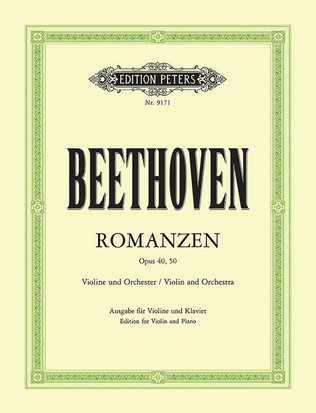 Romances for Violin and Orchestra (Edition for Violin and Piano)