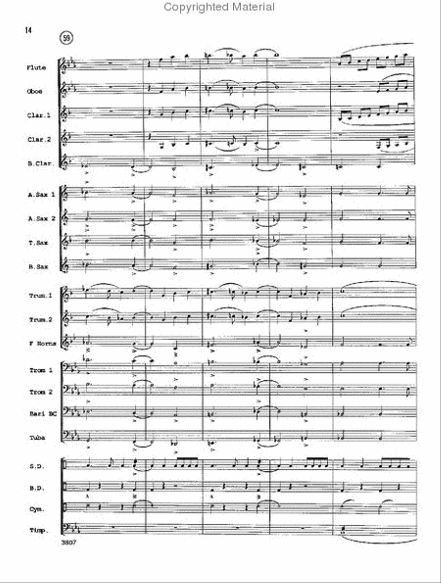 Amarado Amarado Concert Band scores gallery preview page 13