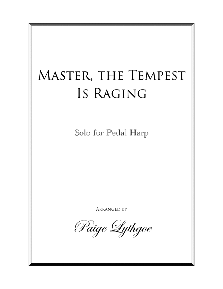 Master, the Tempest Is Raging - Pedal Harp Solo image number null