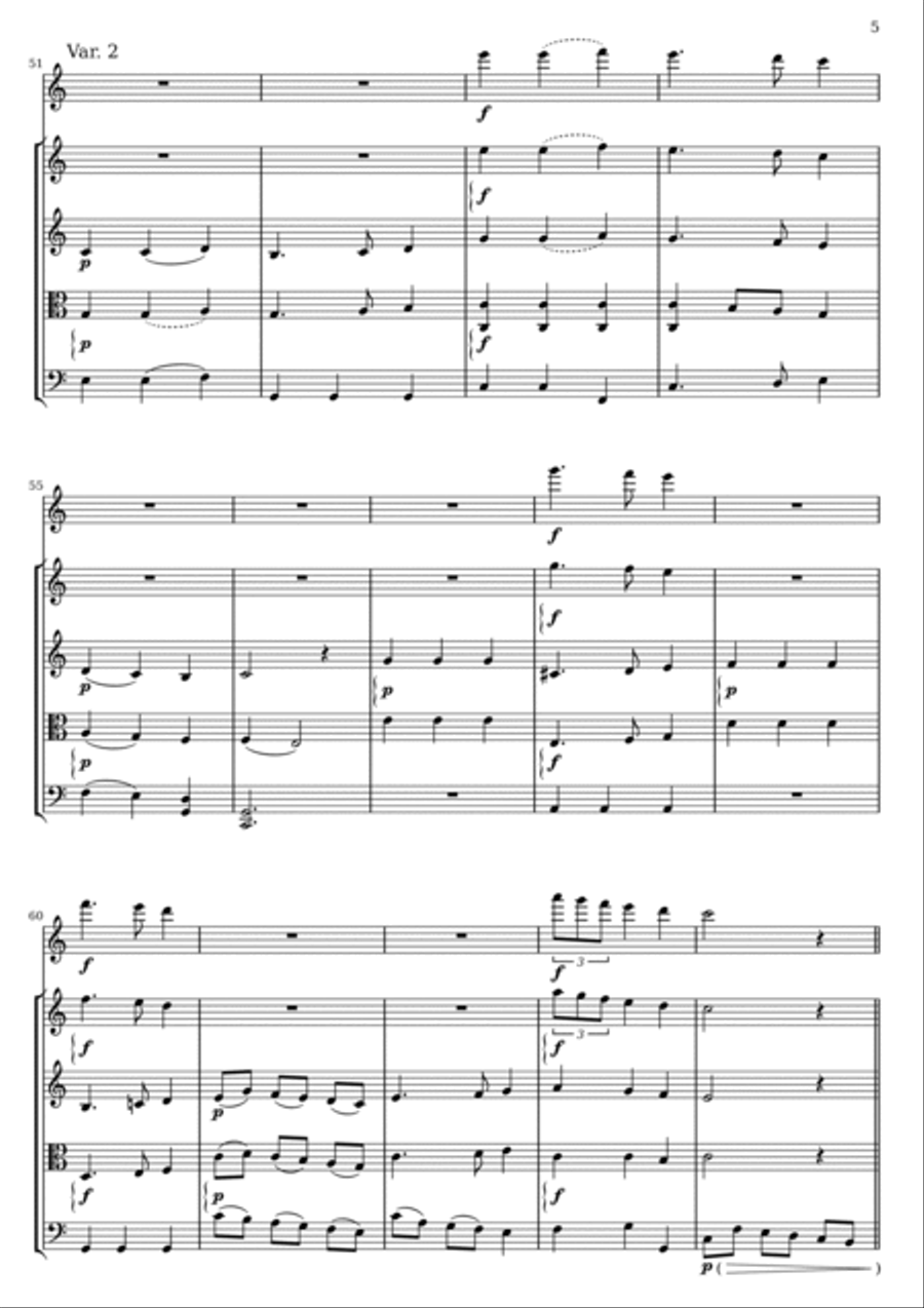 Jubilee Quintet Chamber Music scores gallery preview page 5