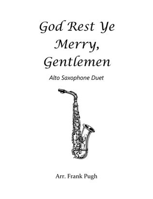 God Rest Ye Merry, Gentlemen alto sax duet