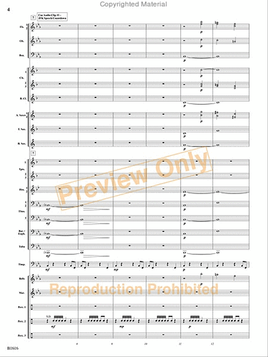 One Giant Leap Concert Band scores gallery preview page 33