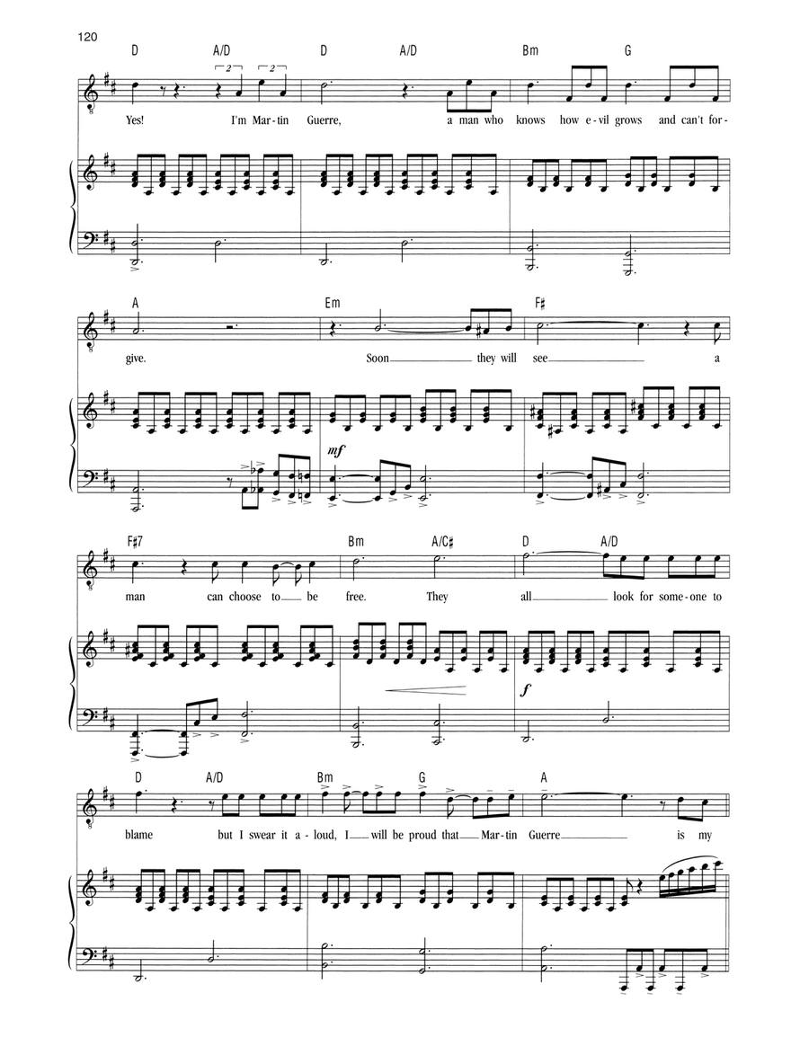 I'm Martin Guerre (from Martin Guerre) Voice scores gallery preview page 4