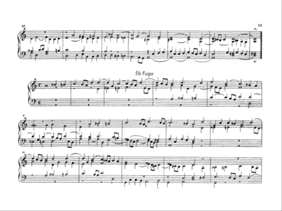 Krieger: Preludes and Fugues Organ scores gallery preview page 1