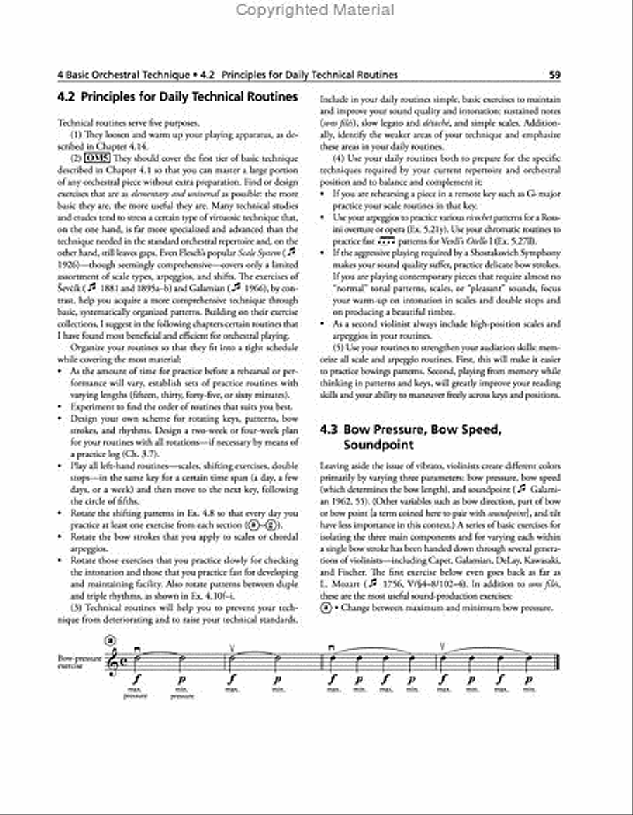 The Orchestral Violinist's Companion, Volumes 1 + 2 Violin scores gallery preview page 5