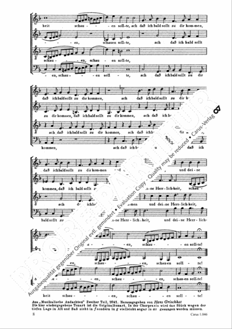 O susser, o freundlicher 4-Part scores gallery preview page 8