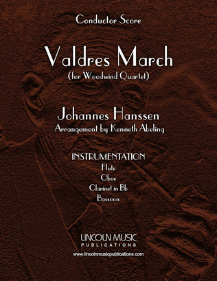 Valdres March (for Woodwind Quartet)