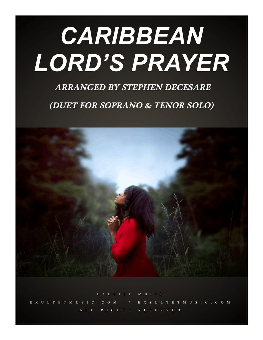 Book cover for Caribbean Lord's Prayer (Duet for Soprano and Tenor Solo)