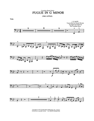 Book cover for Fugue in G minor - Tuba