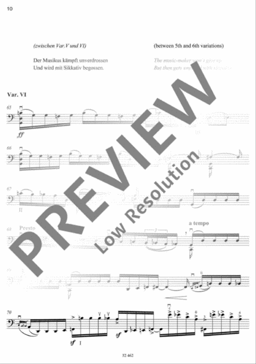 The Hostile Neighbours The Hostile Neighbours Cello Solo scores gallery preview page 11