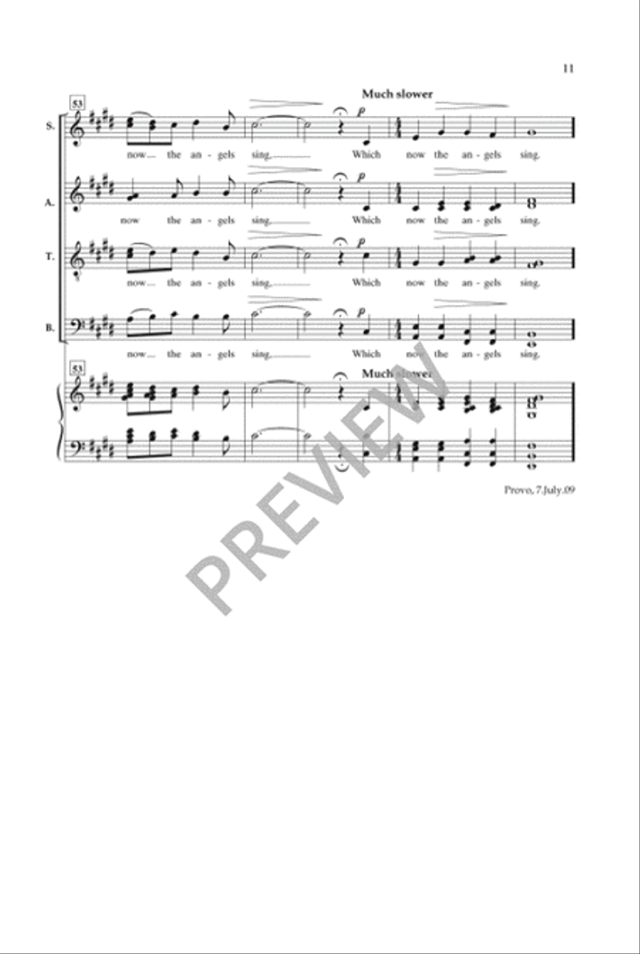 Midnight Clear Divisi scores gallery preview page 12