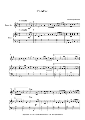 Rondeau - Jean-Joseph Mouret (Tenor Sax + Piano)