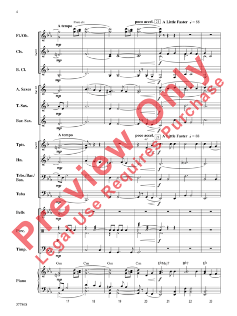 A Yiddish Lullaby Concert Band scores gallery preview page 5