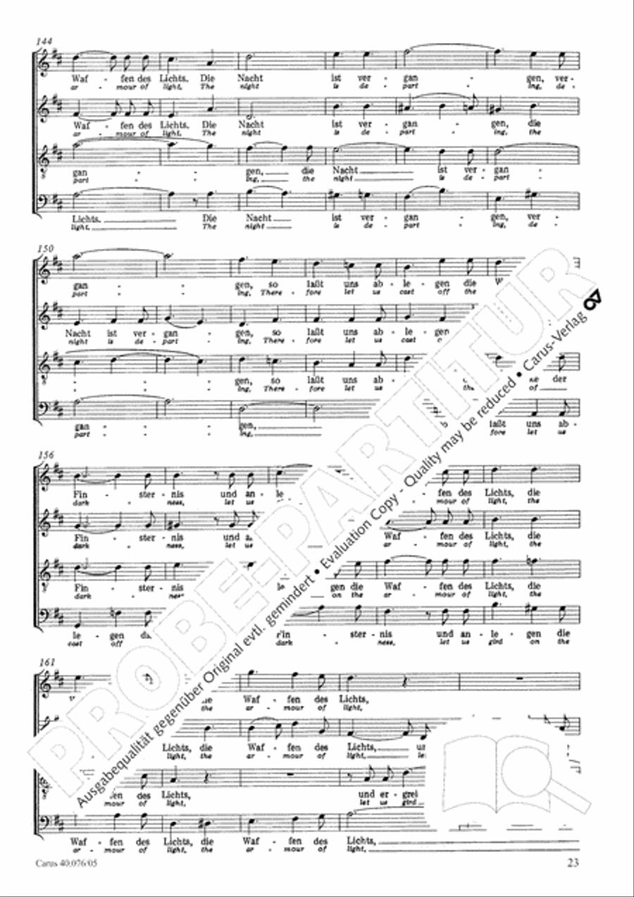 Hymn of Praise, MWV A 18 Hymn of Praise, MWV A 18 SSAATB scores gallery preview page 25