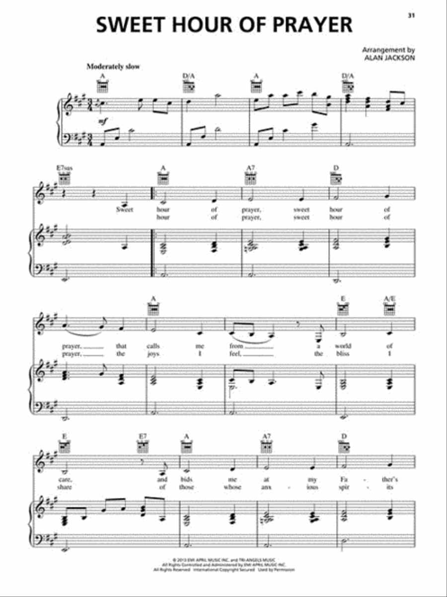 Alan Jackson – Precious Memories Volume II Piano, Vocal, Guitar scores gallery preview page 4