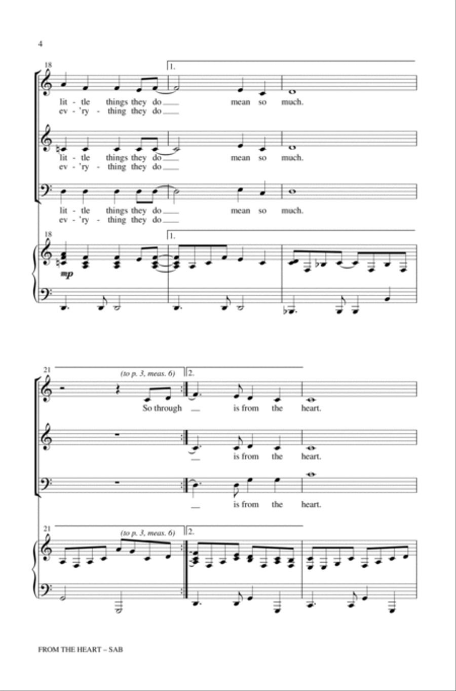 From The Heart 3-Part scores gallery preview page 4