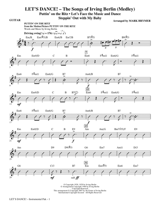 Let's Dance! - The Songs of Irving Berlin (Medley) - Guitar