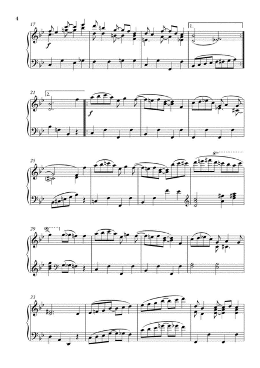 Three Joplin Rags arranged for Easy Piano Solo Easy Piano scores gallery preview page 4
