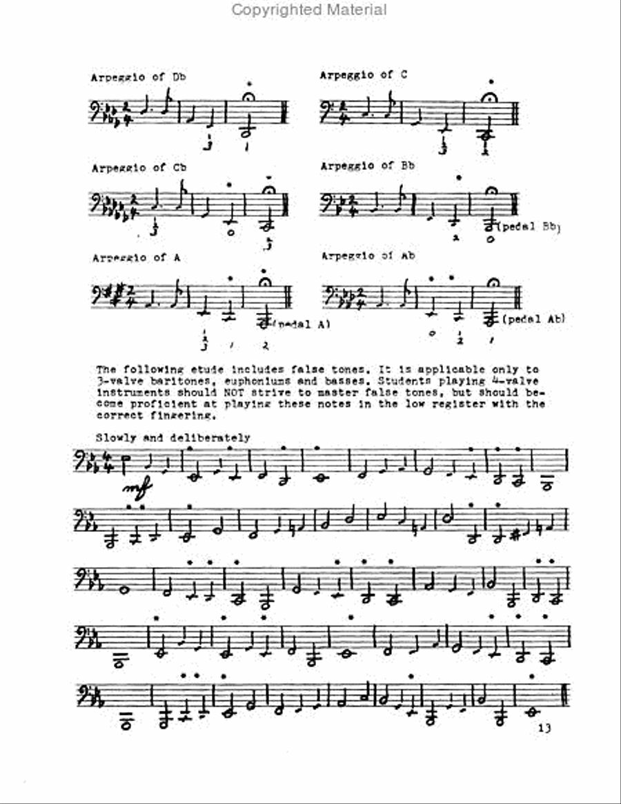 The Euphonium and 4-Valve Brasses Euphonium scores gallery preview page 17
