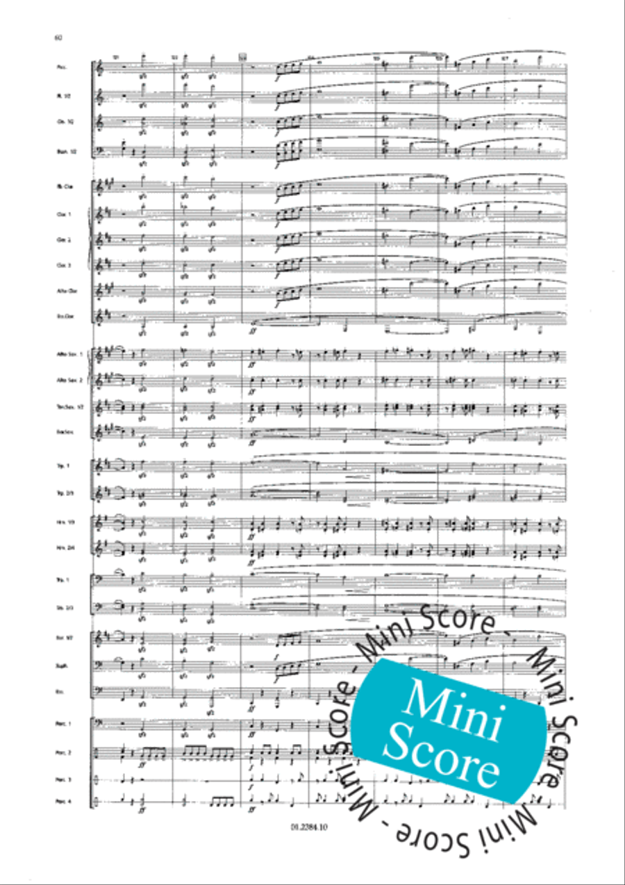 Os Passaros Do Brasil Concert Band scores gallery preview page 68
