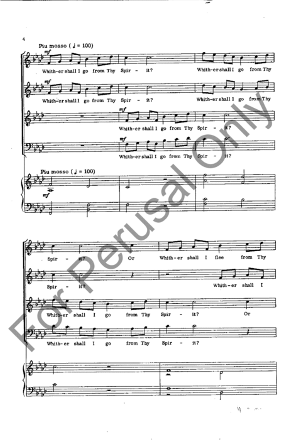 Praise God! Praise God! 4-Part scores gallery preview page 4