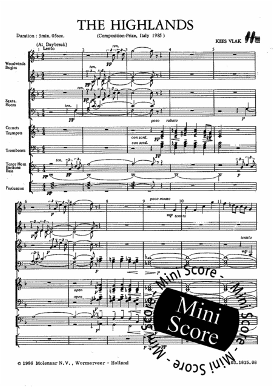 The Highlands Fanfare Band scores gallery preview page 32