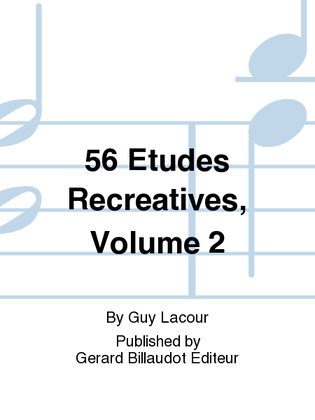 56 Etudes Recreatives, Volume 2