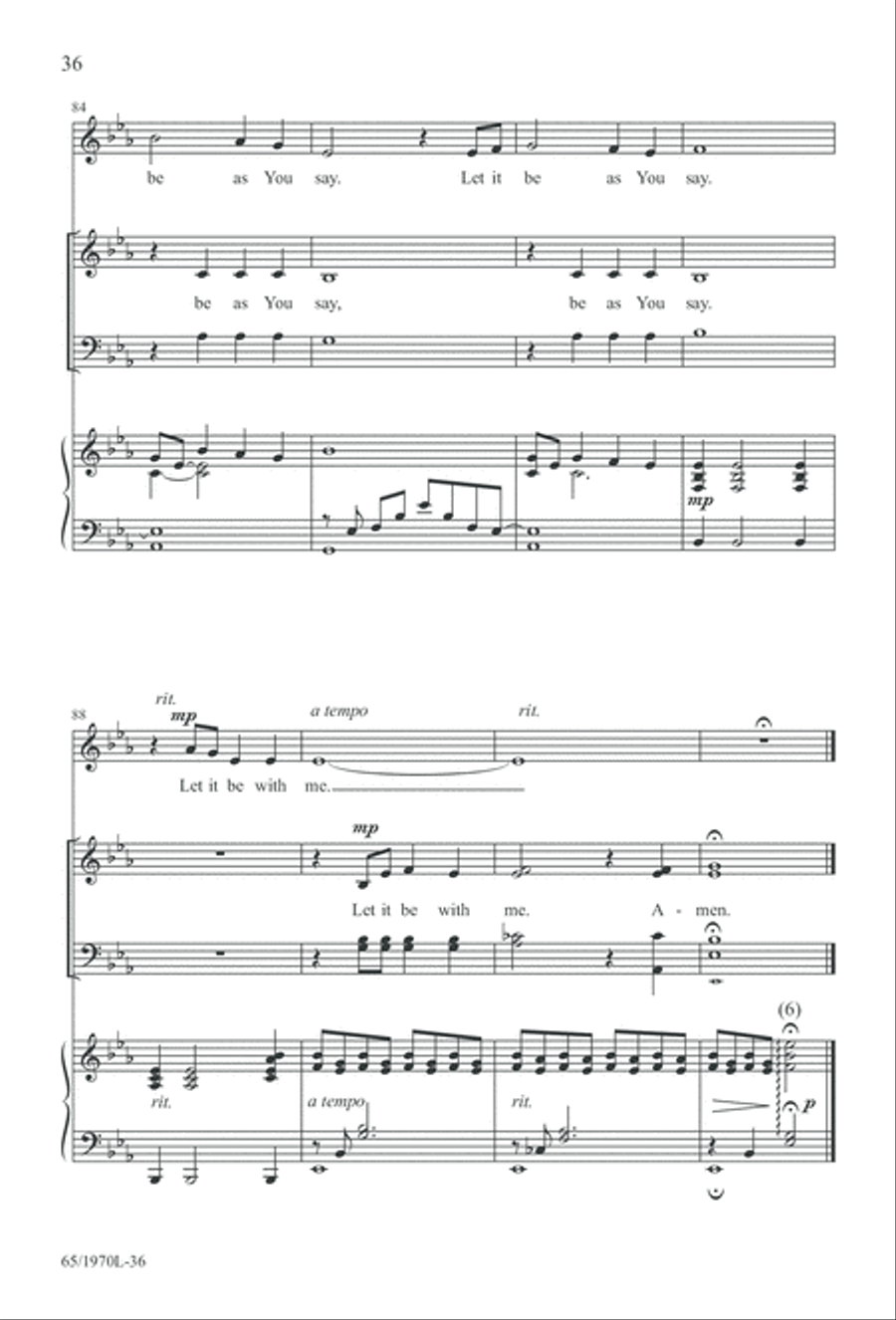 A Great and Mighty Wonder 4-Part scores gallery preview page 37