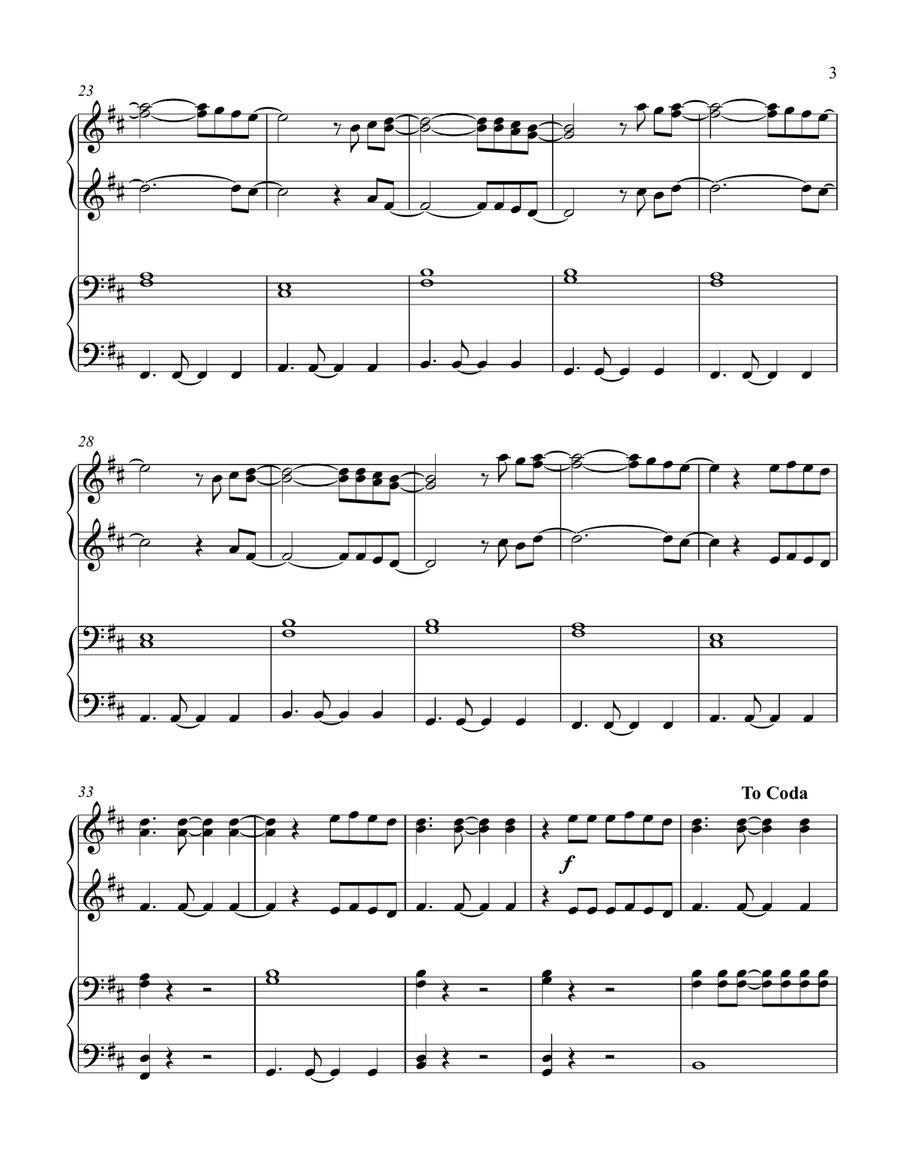 Burn 1 Piano, 4-Hands scores gallery preview page 4