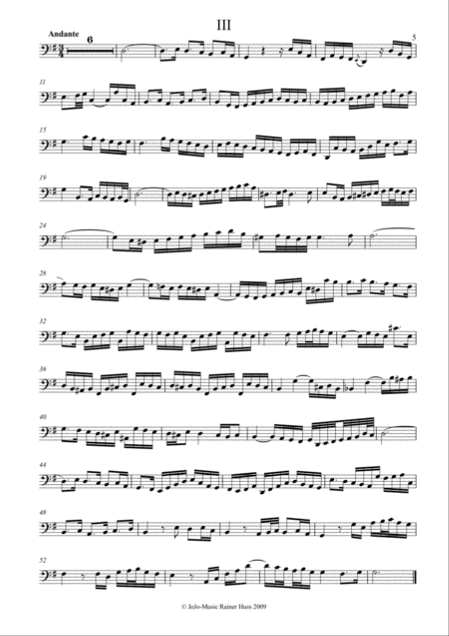 J.S.Bach Sonata in e, BWV 1034 Small Ensemble scores gallery preview page 6