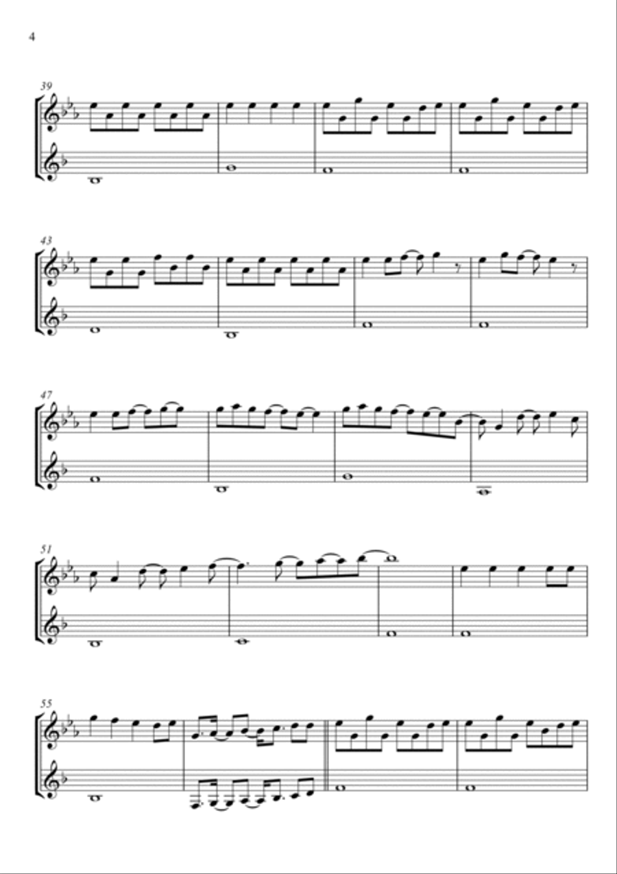 The Climb Woodwind Duet scores gallery preview page 4