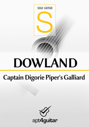 Book cover for Captain Digorie Piper's Galliard