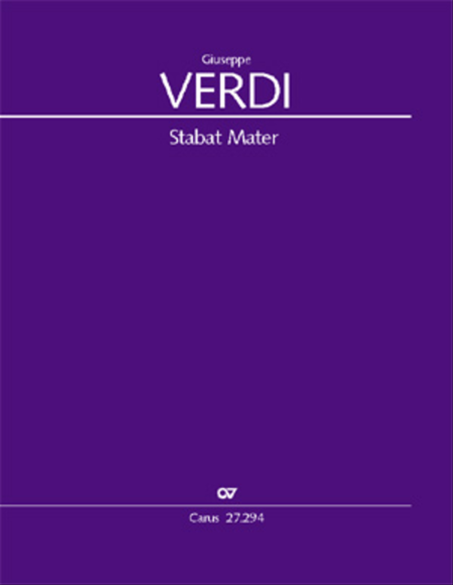 Stabat mater Stabat mater 4-Part scores gallery preview page 1