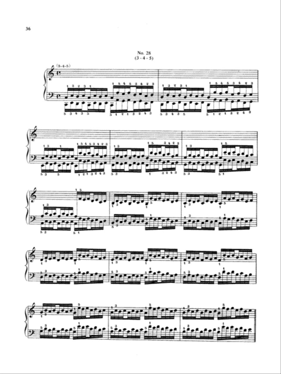 Hanon: The Virtuoso Pianist (Complete) Piano Solo scores gallery preview page 1