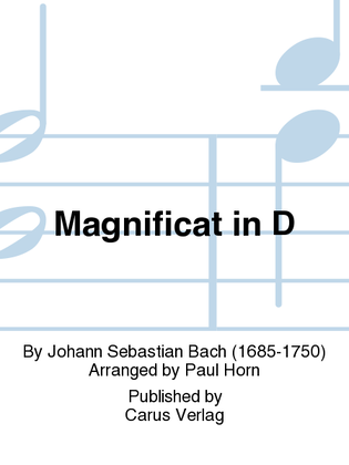 Book cover for Magnificat in D