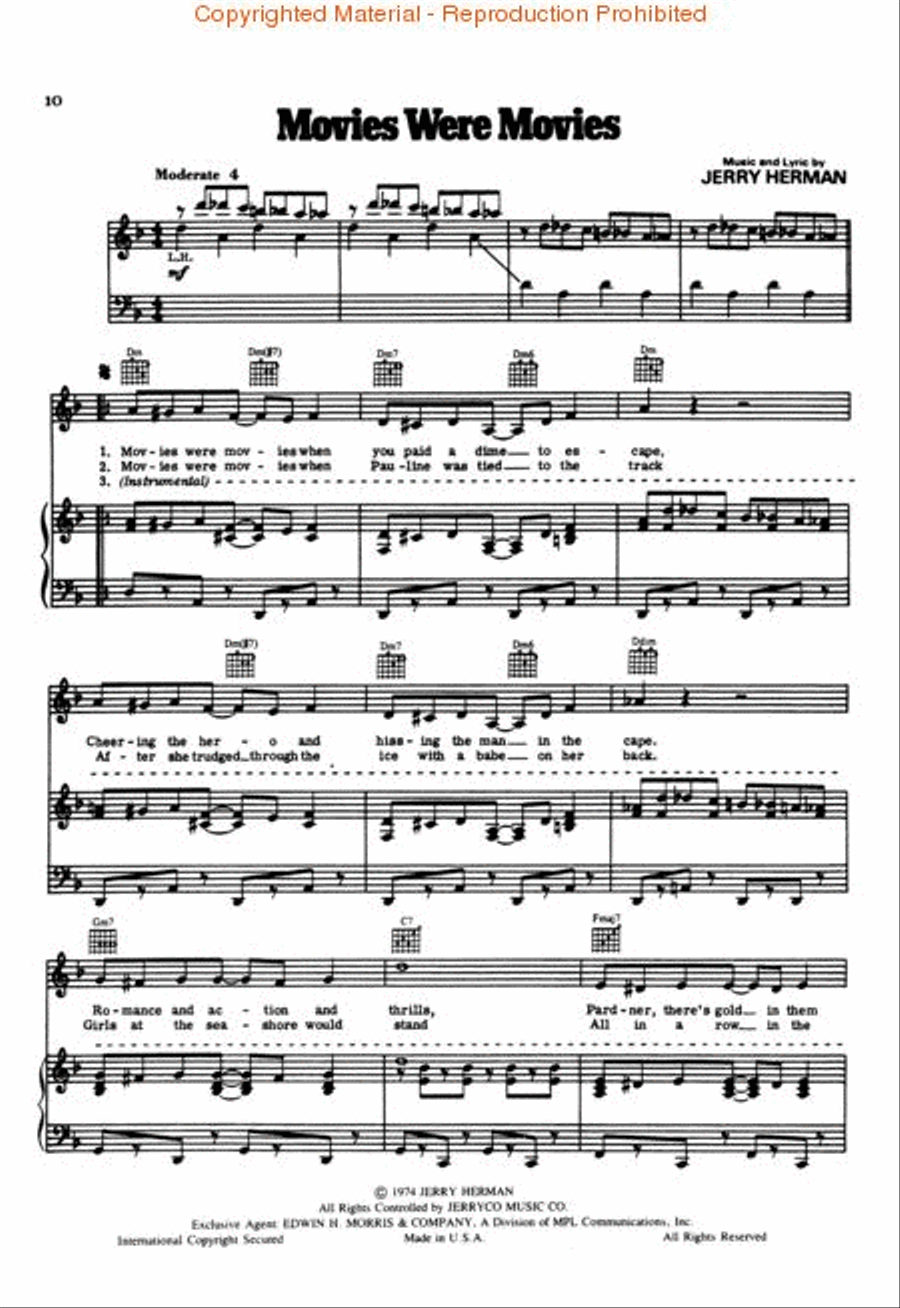 Mack and Mabel Piano, Vocal, Guitar scores gallery preview page 2