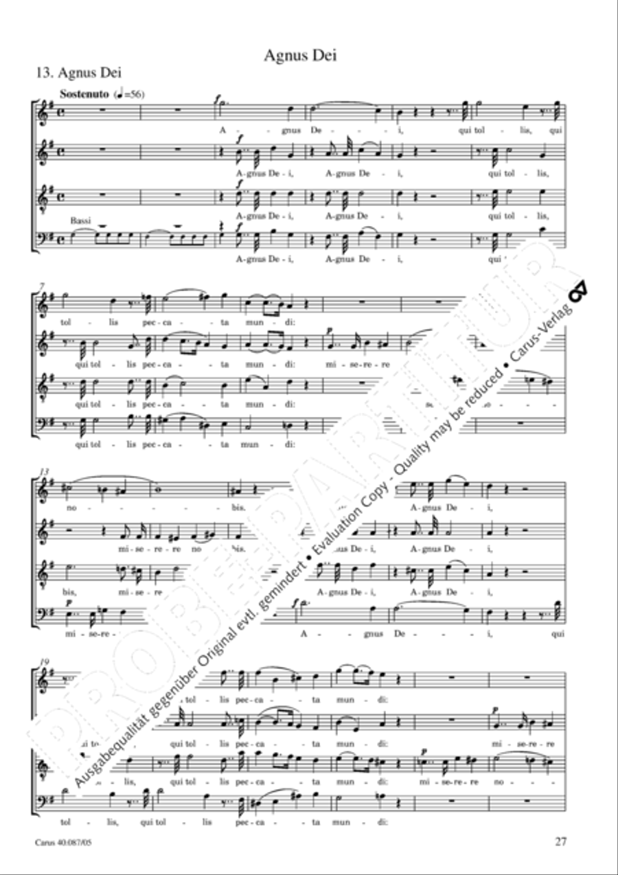 Messe solenelle in G 4-Part scores gallery preview page 28