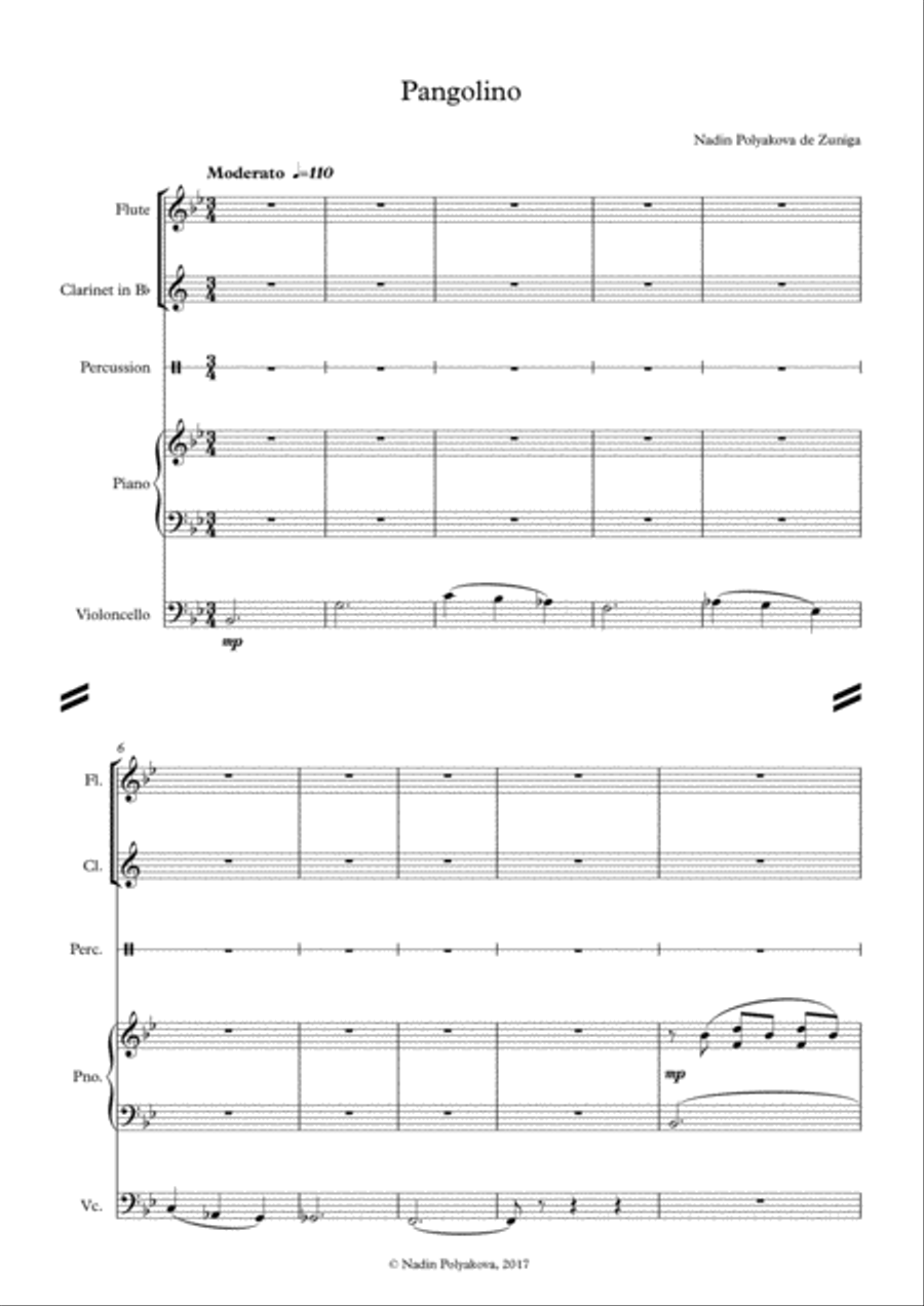 Pangolino (Score) Small Ensemble scores gallery preview page 3