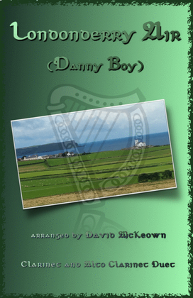 Book cover for Londonderry Air, (Danny Boy), for Clarinet and Alto Clarinet Duet