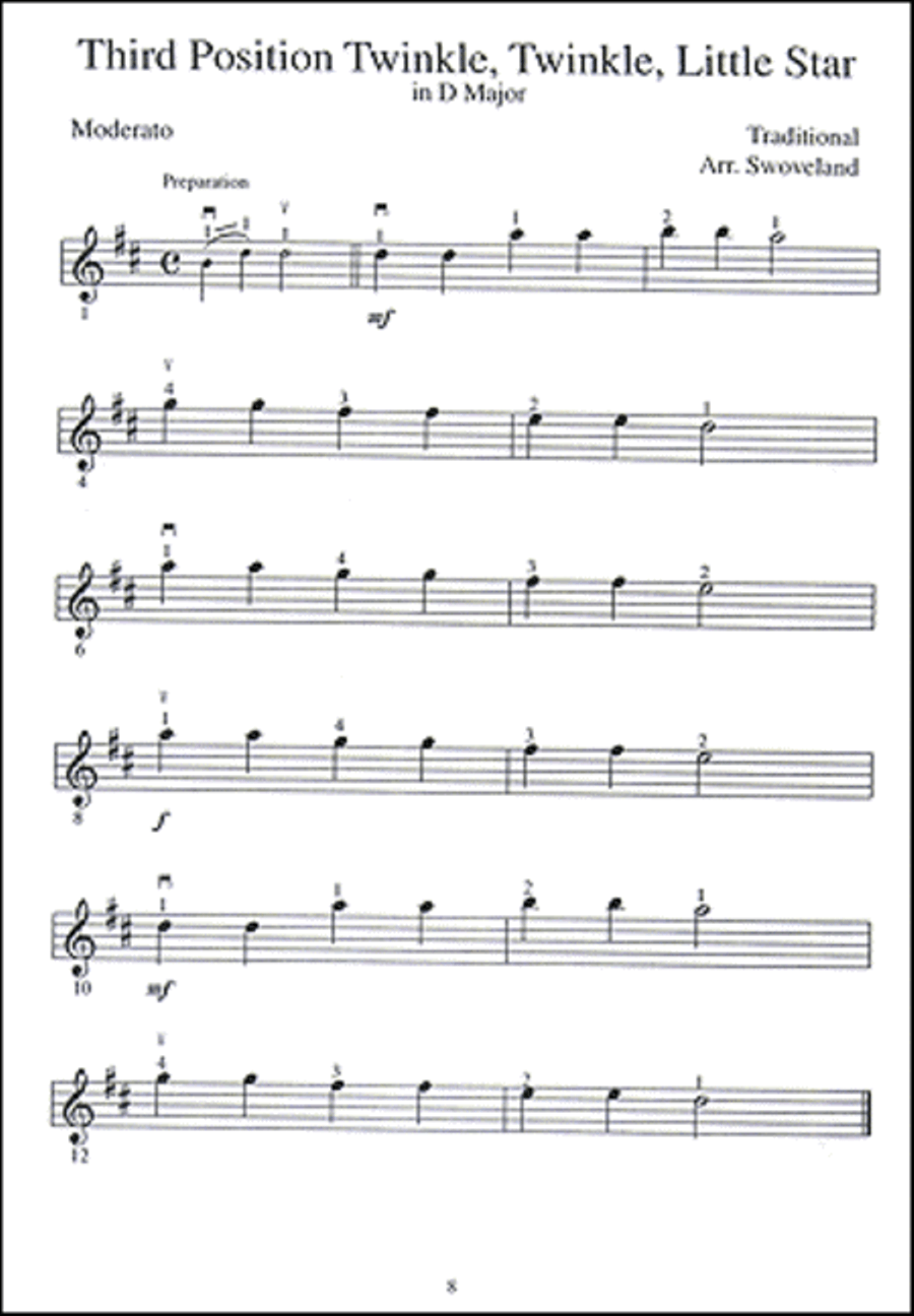 Third Position Easy & Melodic Violin Etudes Violin scores gallery preview page 4