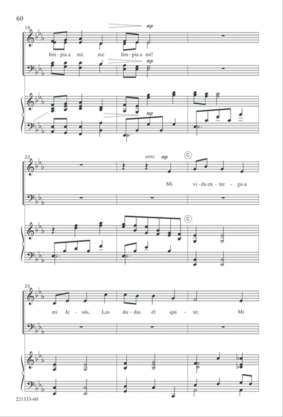 Siervos de Jesus Siervos de Jesus 4-Part scores gallery preview page 64