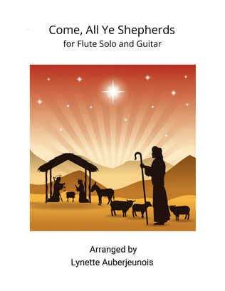 Come, All Ye Shepherds - Flute Solo with Guitar Chords