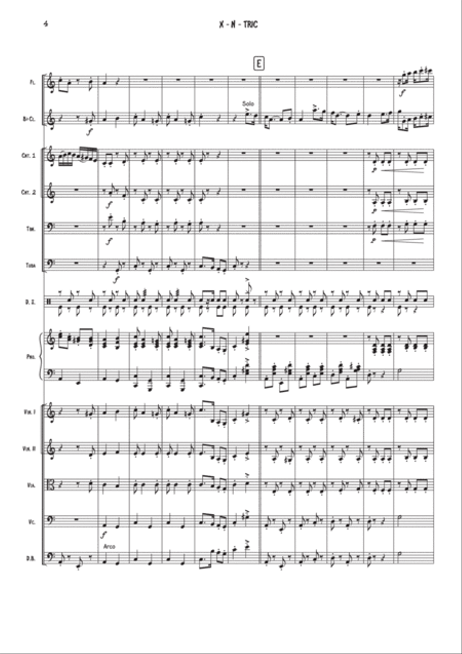 X-N-Tric Clarinet scores gallery preview page 6