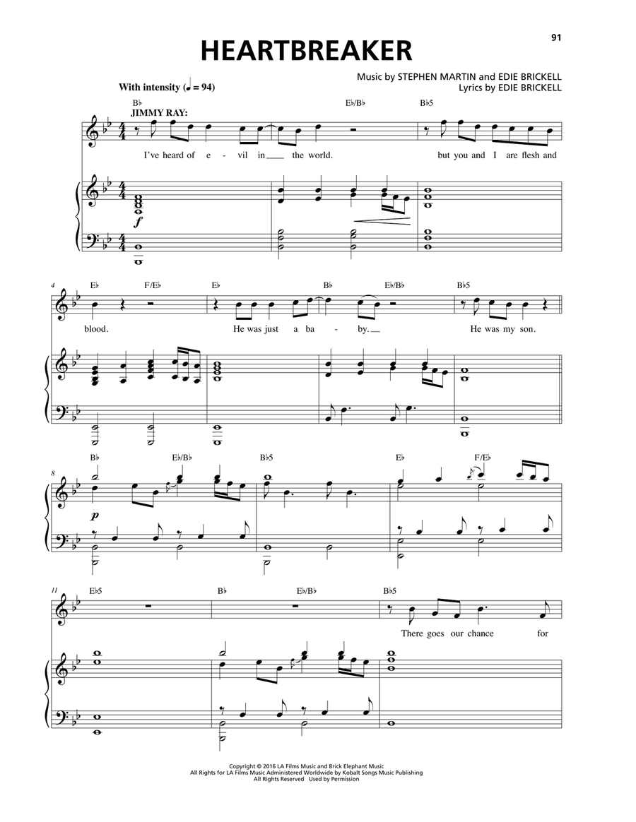 Heartbreaker Heartbreaker Voice scores gallery preview page 1