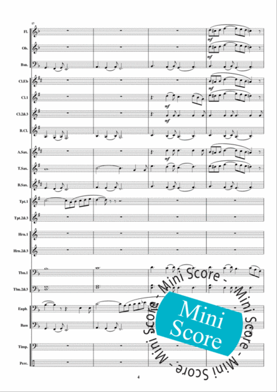 Regina Coeli Concert Band scores gallery preview page 10