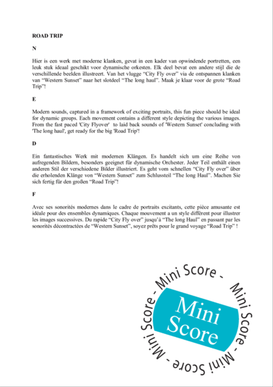Road Trip Concert Band scores gallery preview page 5
