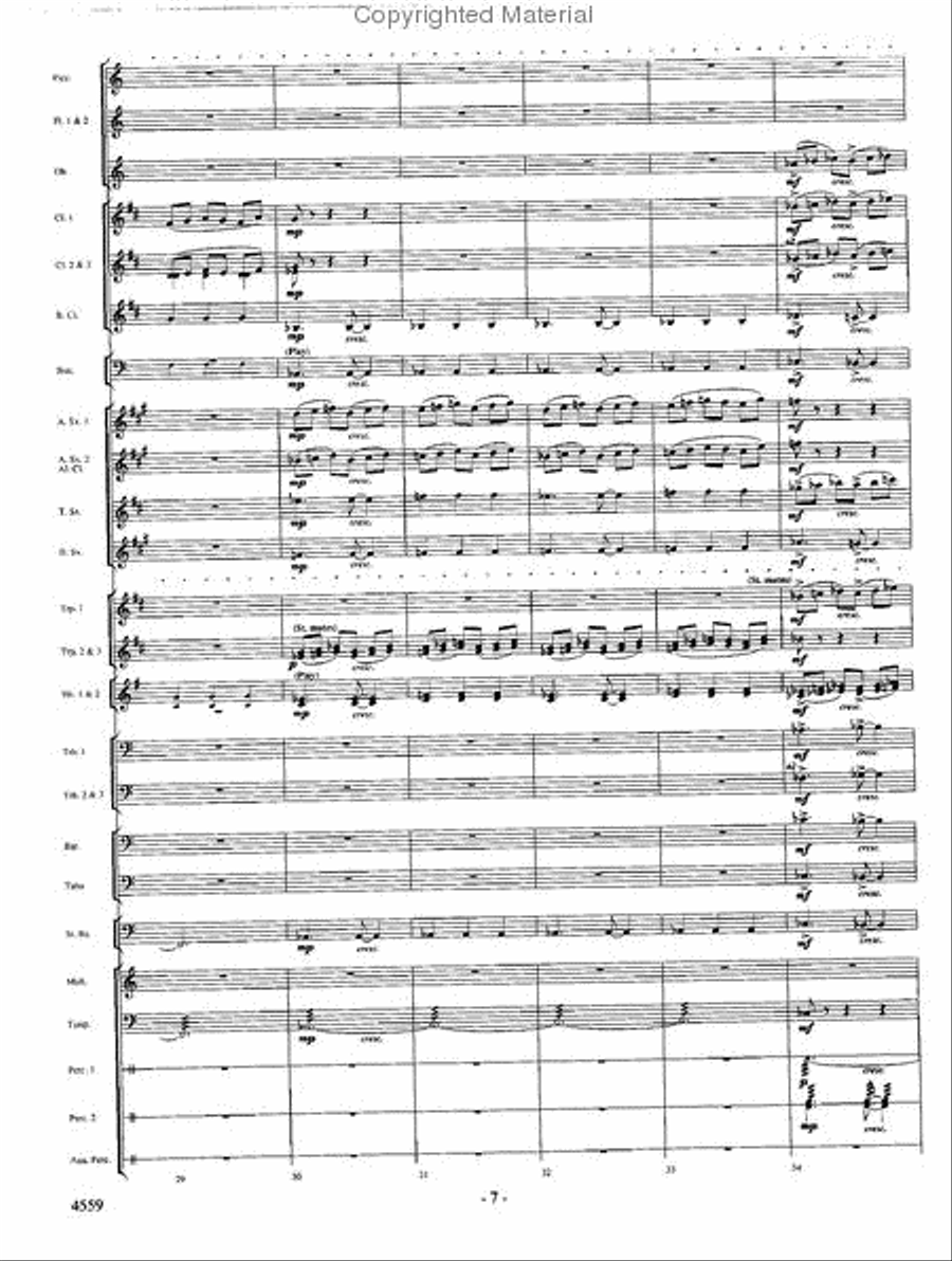 Into the Raging River Into the Raging River Concert Band scores gallery preview page 6
