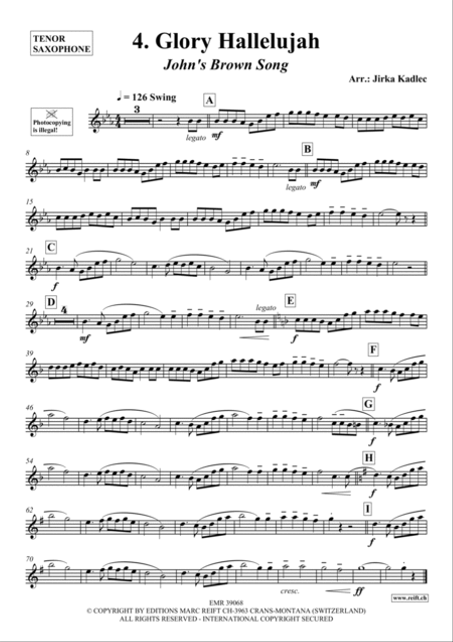 12 Greatest Dance Party Hits Tenor Saxophone scores gallery preview page 5